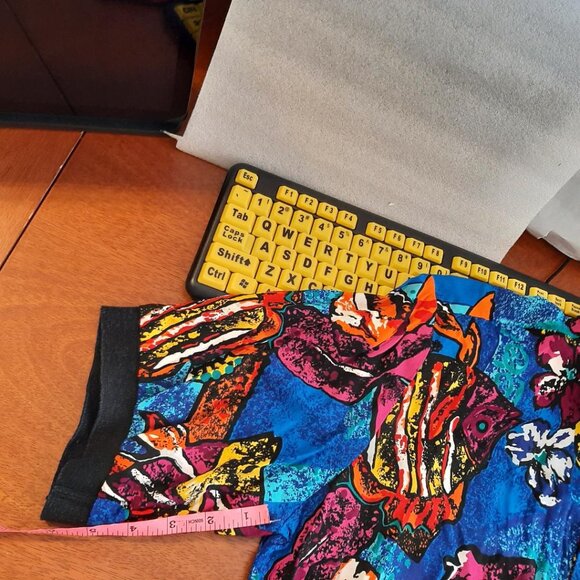 Palm Bay Made in Hawaii Men Short Sleeve Shirt MultiColor SzL PreLoved Good Cond - Picture 7 of 9